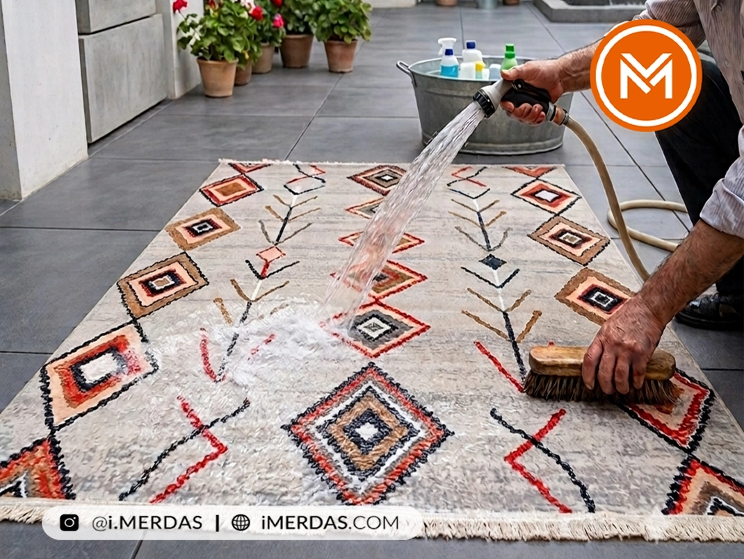 شستشوی فرش آشپزخانه در خانه